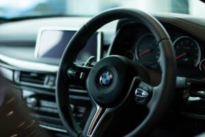 bmw, car, steering wheel, vehicle, transport, car interior, transportation, car wallpapers, speed, travel, automobile, modern, luxury, luxury car